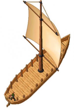 Barco no jogo